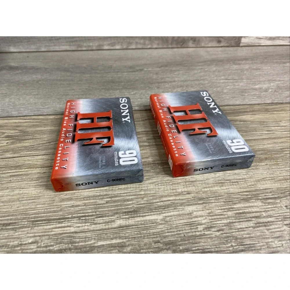 Sony HF 90 Minute‎ Blank Audio Cassette Tapes Qty High Fidelity Sealed